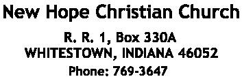 Whitestown Heading.gif (1989 bytes)